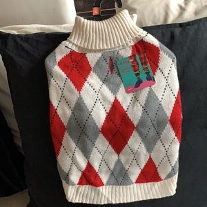 Cozy new argyle sweater